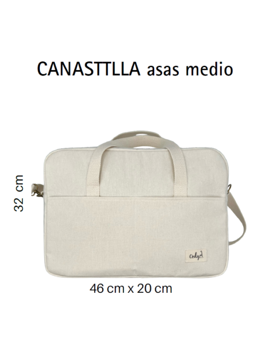 Bolso Canastilla Asas Medio