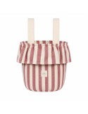 Bolso Basket Stripe Granate