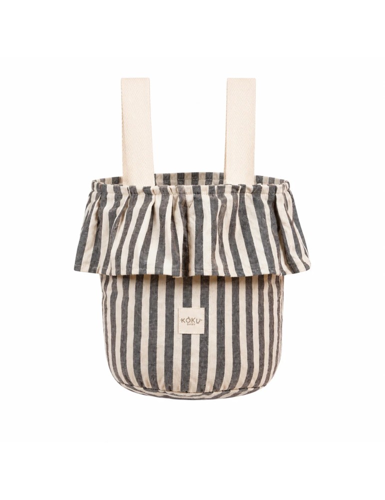 Bolso Basket Stripe Gris