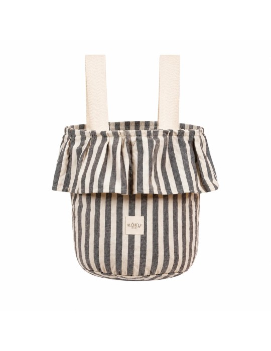 Bolso Basket Stripe Gris