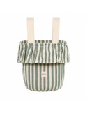Bolso Basket Stripe Verde