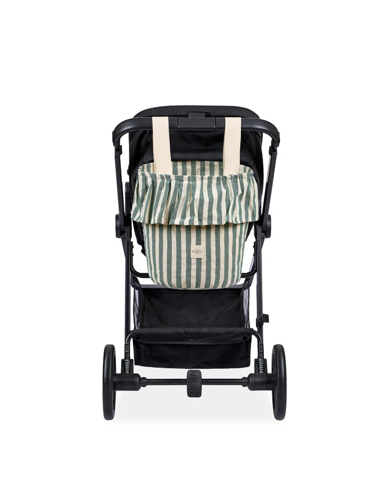 Bolso Basket Stripe Verde