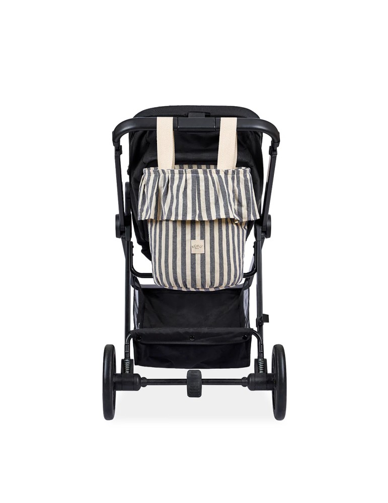 Bolso Basket Stripe Navy Blue