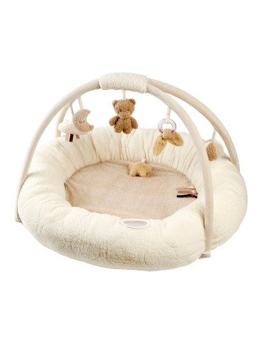Gimnasio Acolchado Teddy Ecru