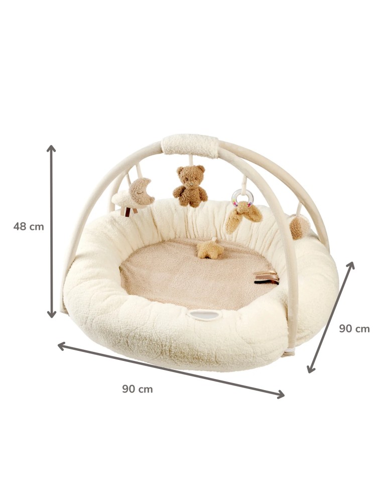 Gimnasio Acolchado Teddy Ecru