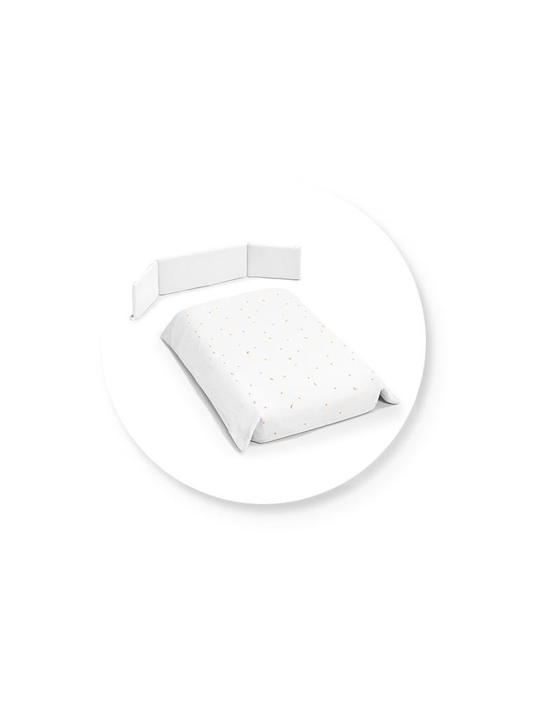 Funda Nórdica + Protector Sena Blanco/Arena Cotinfant