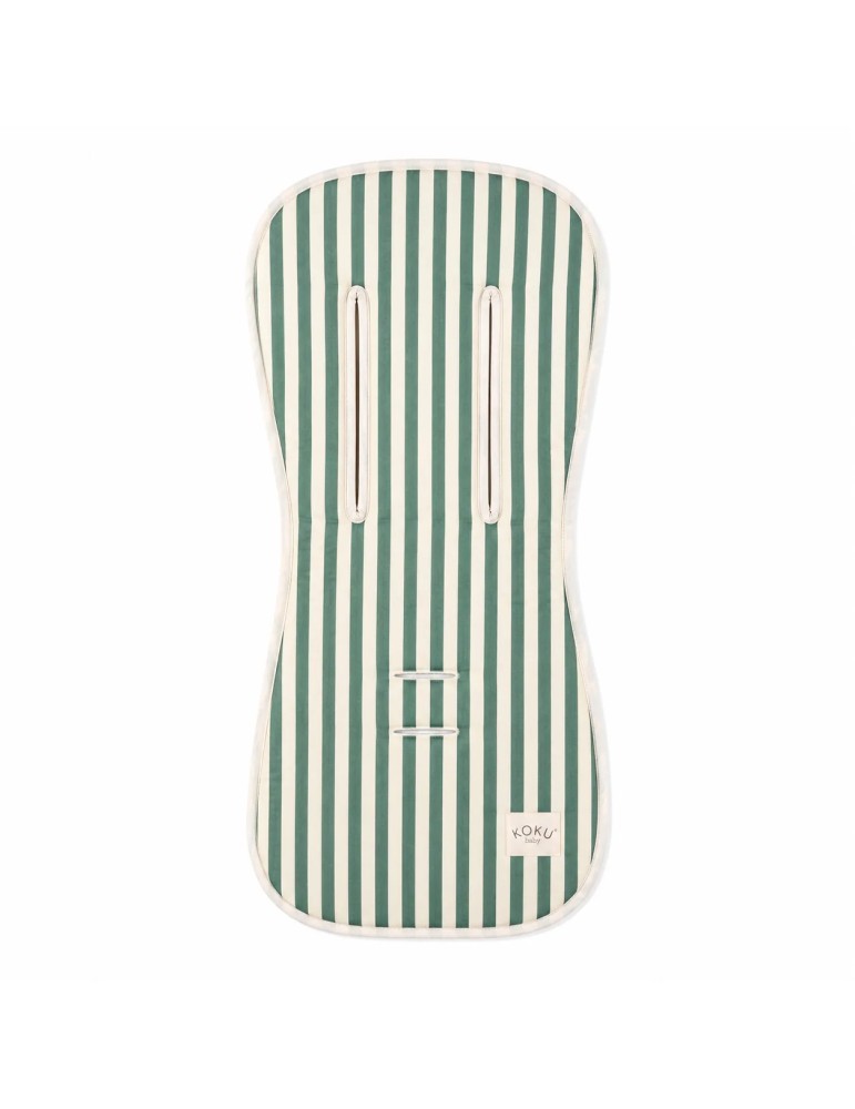 Colchoneta de Paseo Mariposa Stripe Green Khaki 90x38