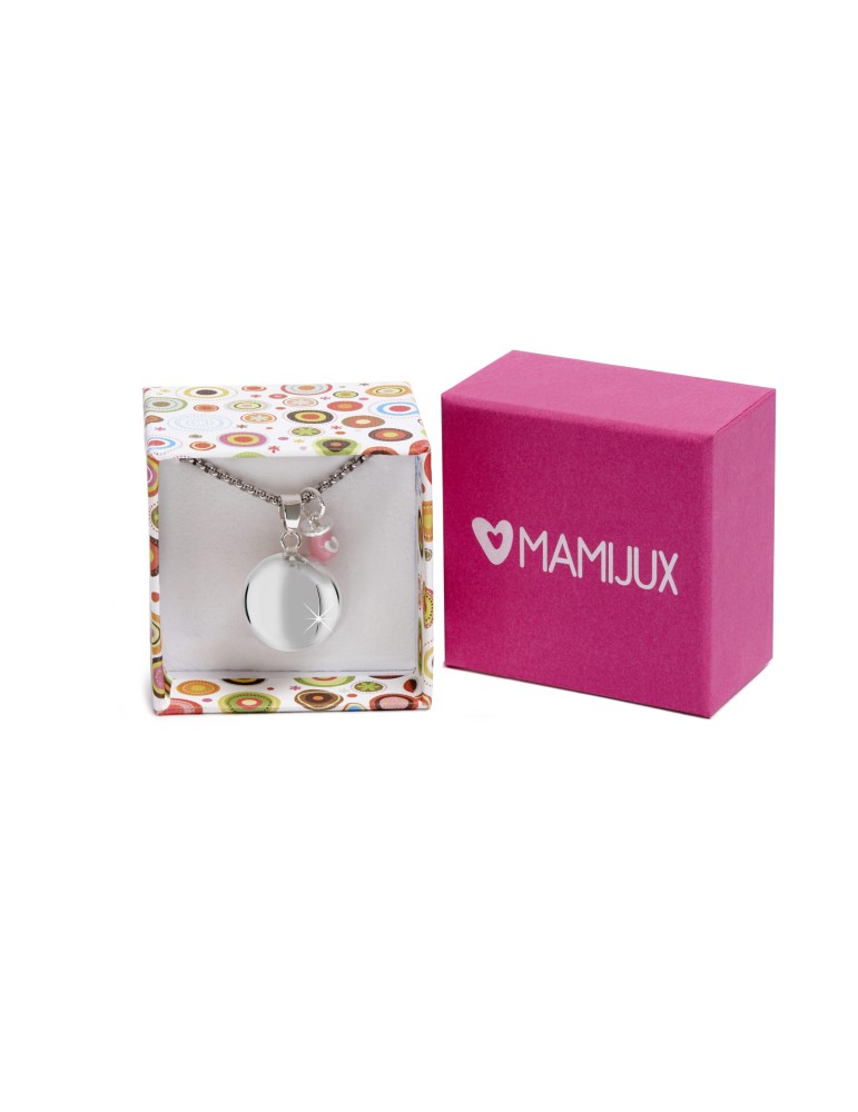 Llamador de Ángeles Chupete Esmaltado Rosa
