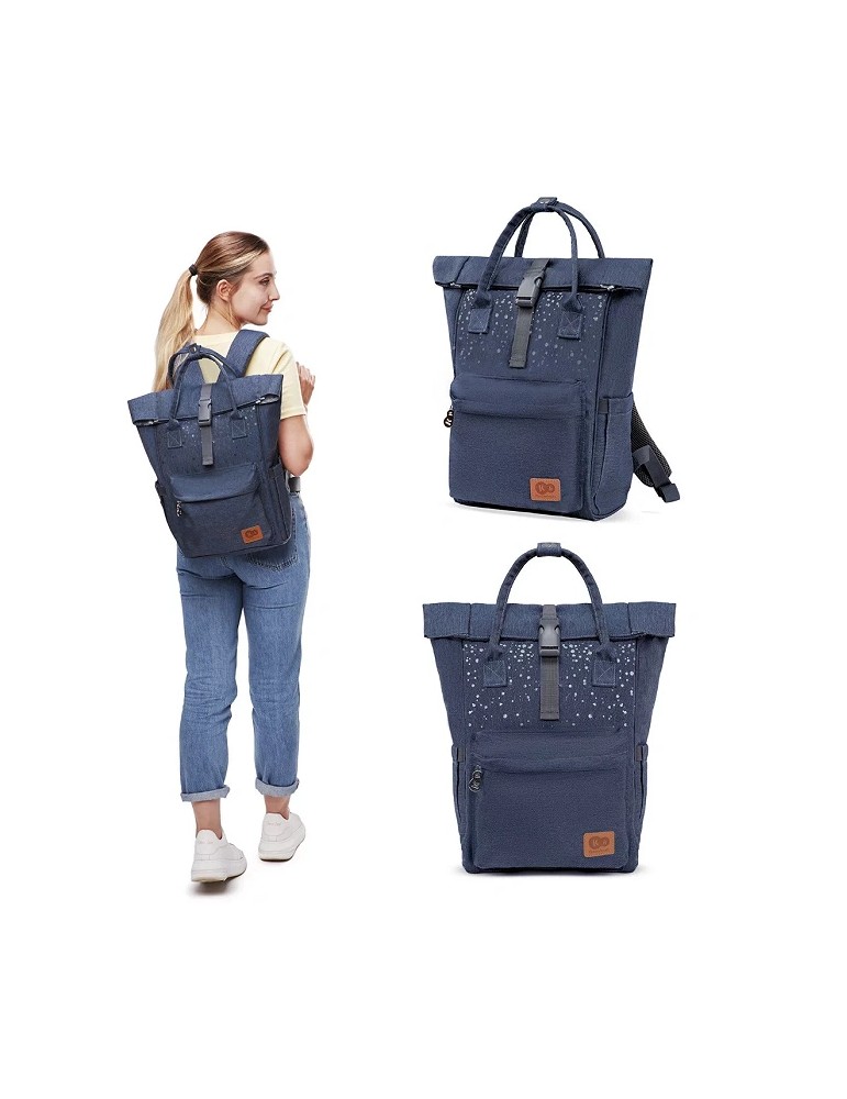 Mochila carro bebé MOONPACK CONFETTI Denim | Carapillo Bebé