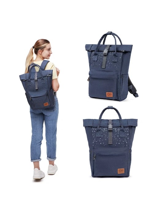 Mochila carro bebé MOONPACK CONFETTI Denim | Carapillo Bebé