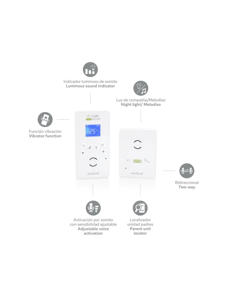 Vigilabebés de Audio Digitalk Luxe