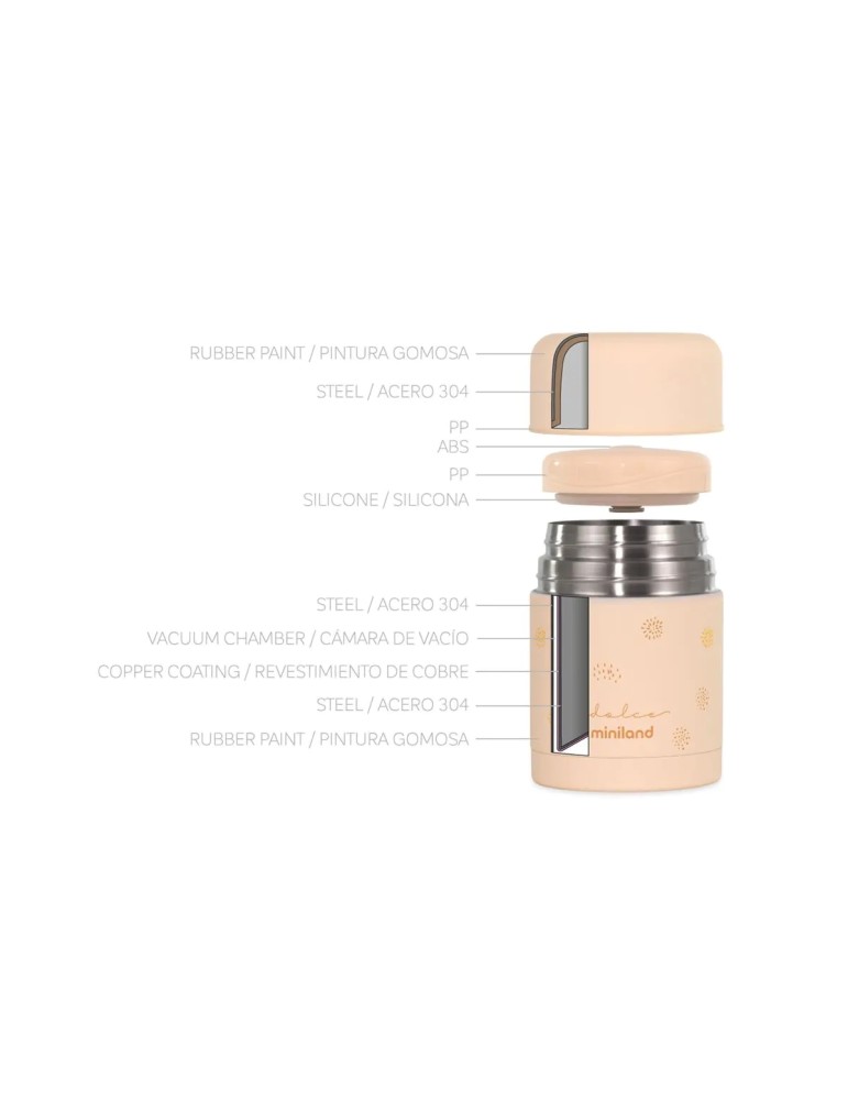 Termo para Sólidos Food Thermy Vanilla 600ml