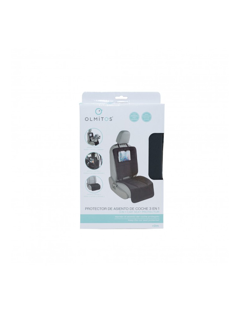 Protector de asiento de coche 3 en 1 Olmitos | Carapillo Bebé