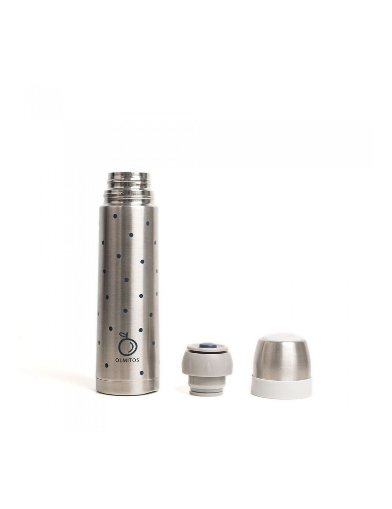 Termo líquido acero inoxidable Dots | Carapillo Bebé