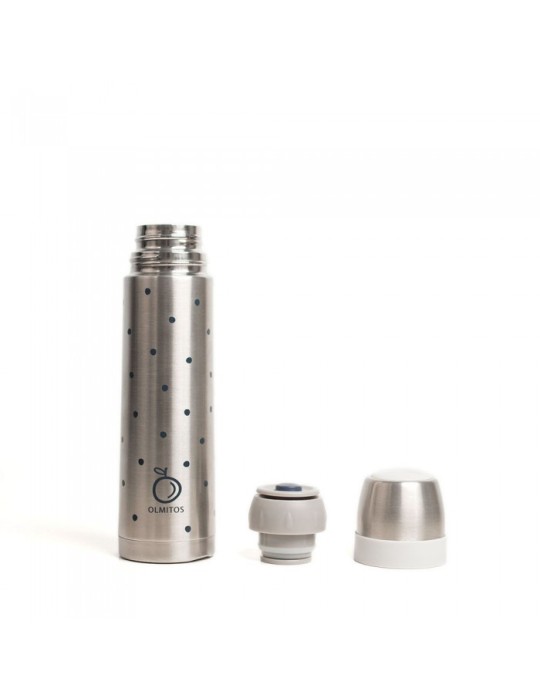 Termo líquido acero inoxidable Dots | Carapillo Bebé