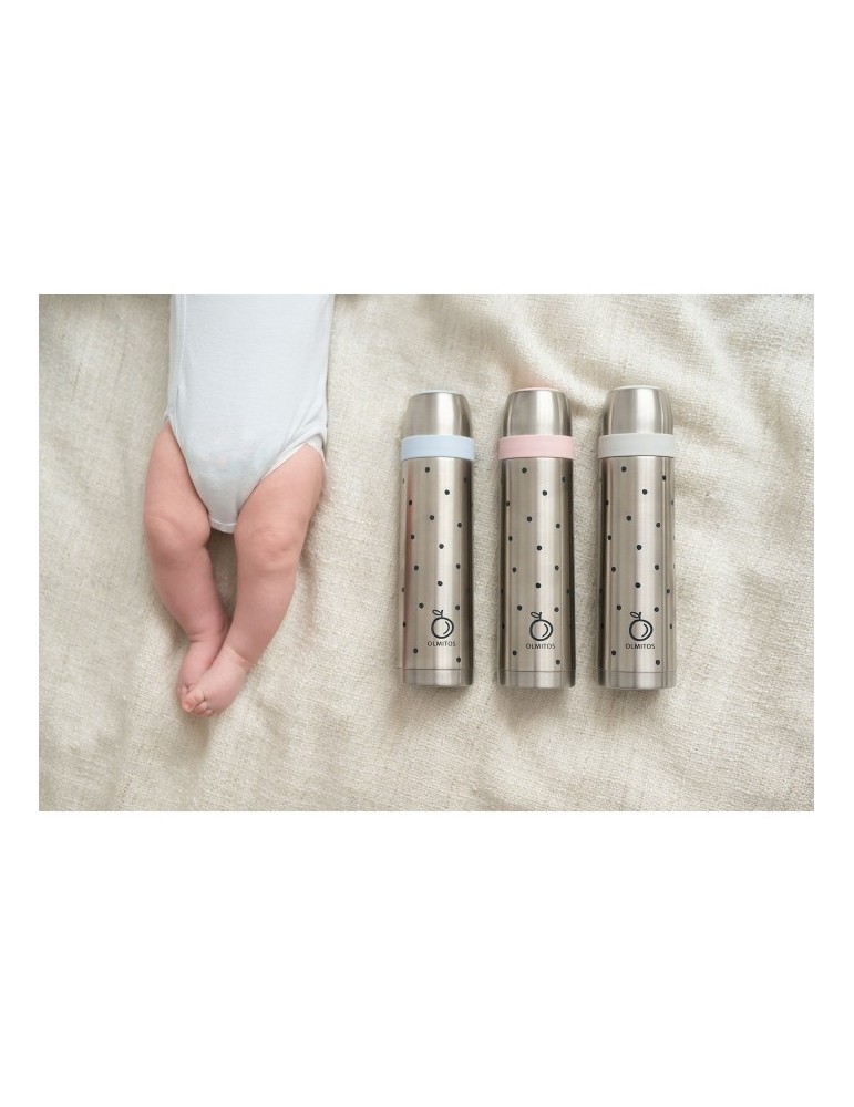 Termo líquido acero inoxidable Dots | Carapillo Bebé