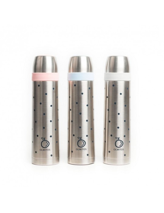 Termo líquido acero inoxidable Dots | Carapillo Bebé