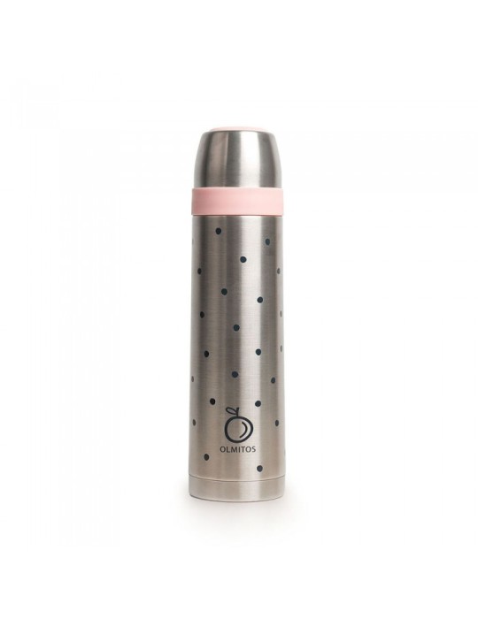 Termo líquido acero inoxidable Dots | Carapillo Bebé