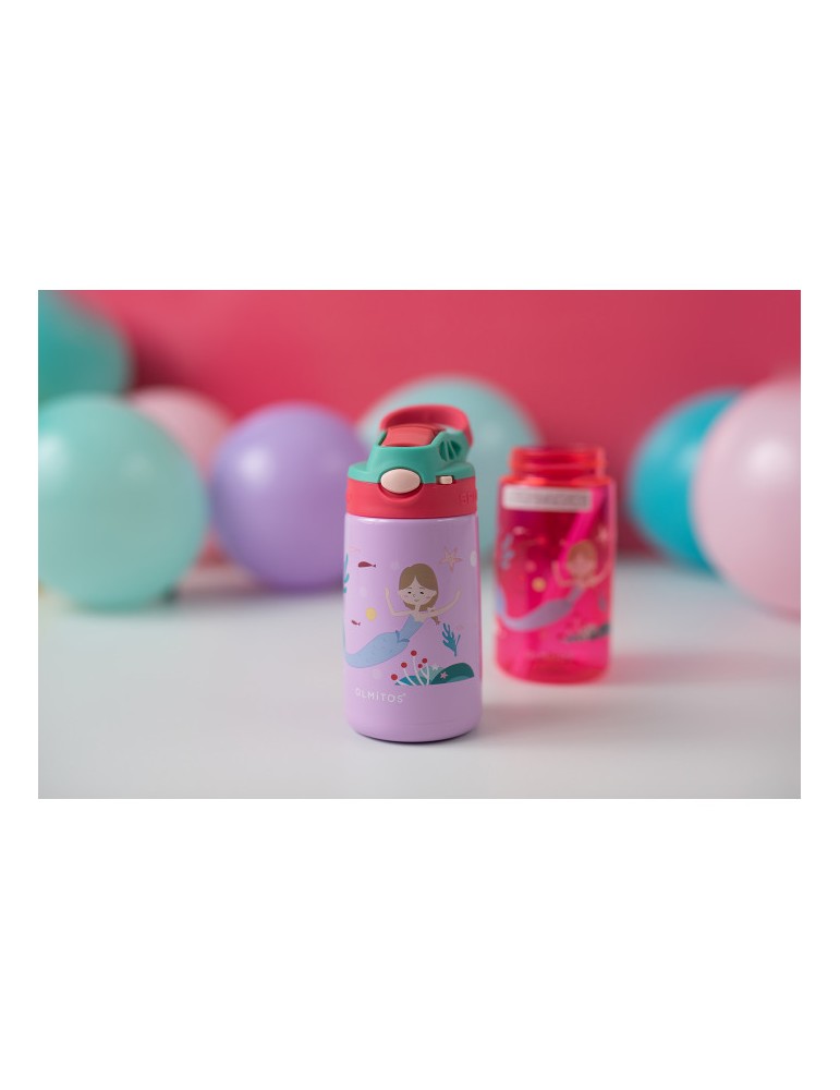 Set botella tritán y acero con funda | Carapillo Bebé