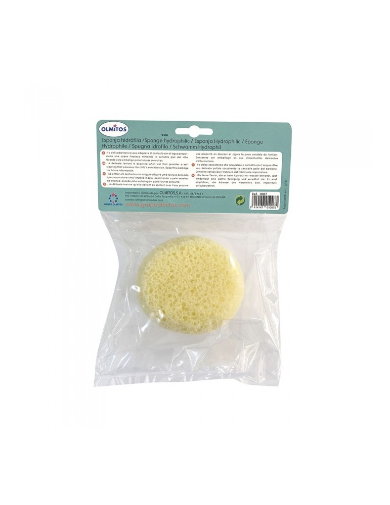 Esponja hidrófila bebé | Carapillo Bebé