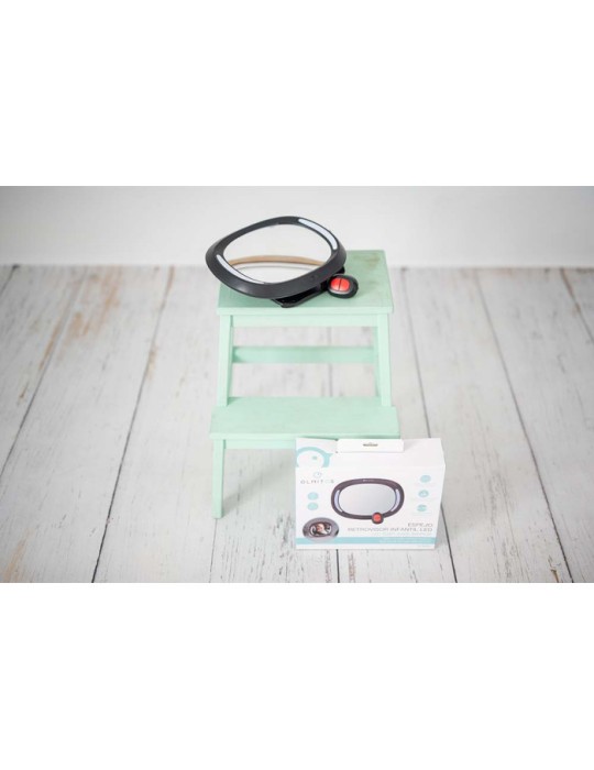 Espejo retrovisor LED con mando | Carapillo Bebé