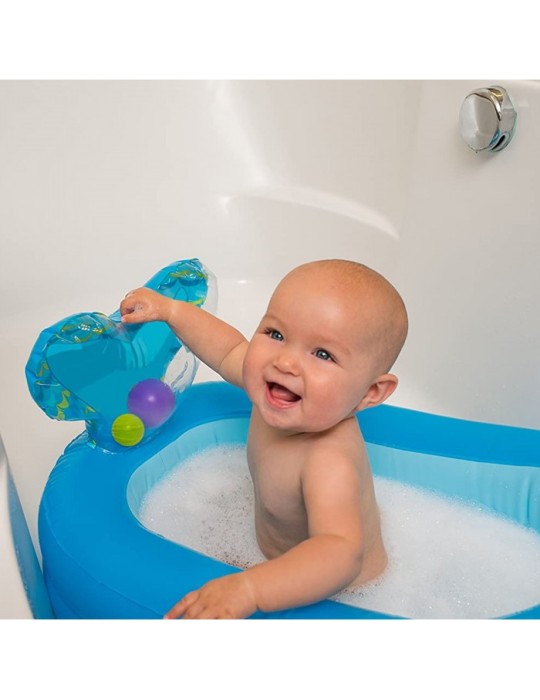 Bañera Hinchable Ballena + 10 bolas