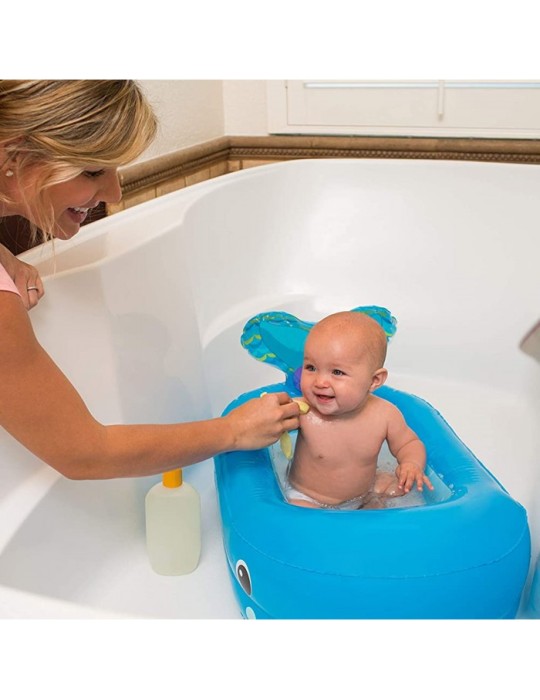 Bañera Hinchable Ballena + 10 bolas