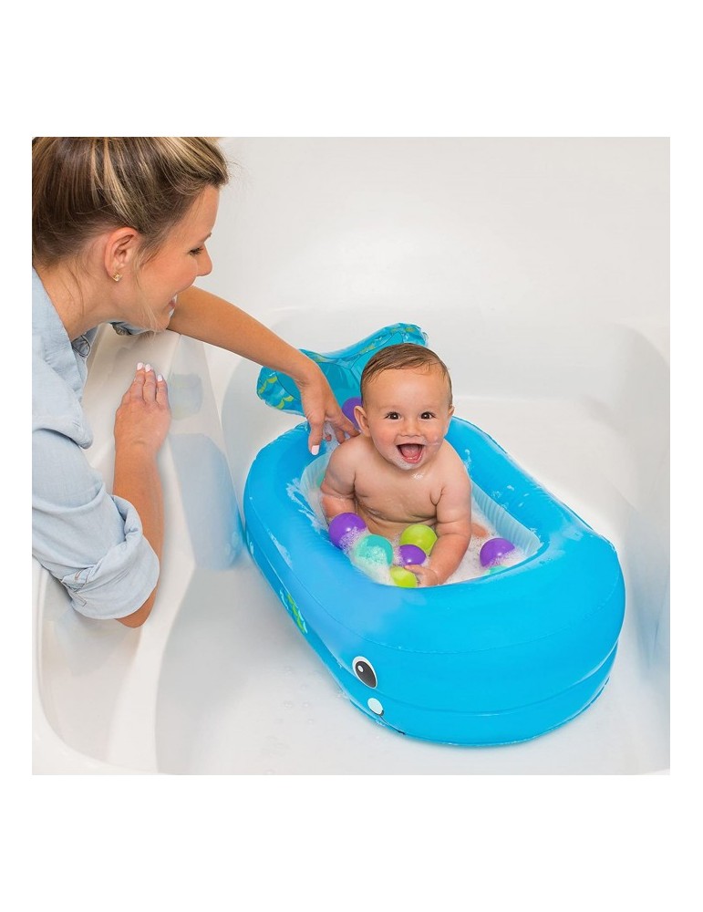 Bañera Hinchable Ballena + 10 bolas