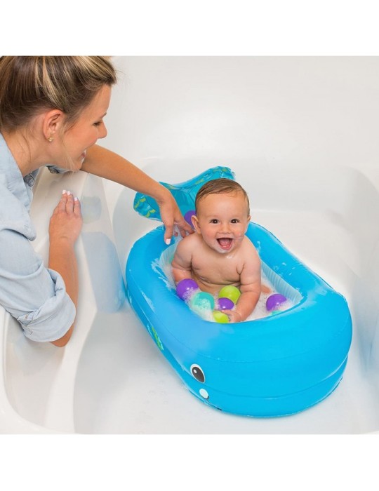 Bañera Hinchable Ballena + 10 bolas