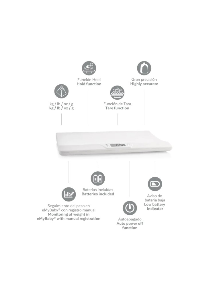 Báscula para bebé BabyScale | Carapillo Bebé