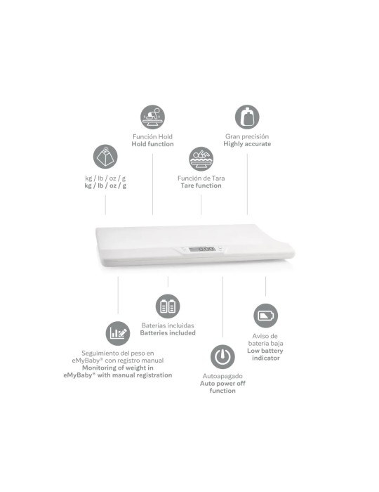 Báscula para bebé BabyScale | Carapillo Bebé