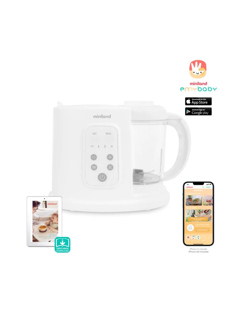 Robot de cocina para bebés multifuncional 6 en 1 | Carapillo Bebé