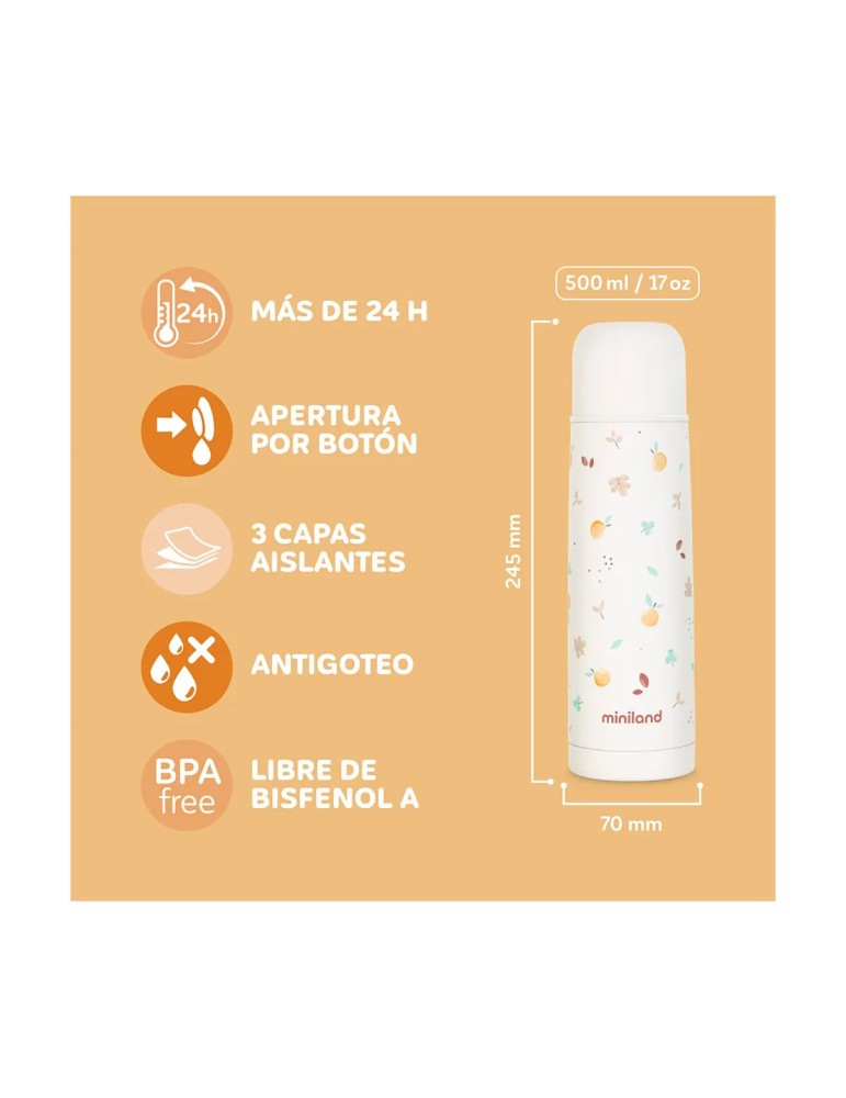 Termo para líquidos Thermy Valencia 500ml | Carapillo Bebé