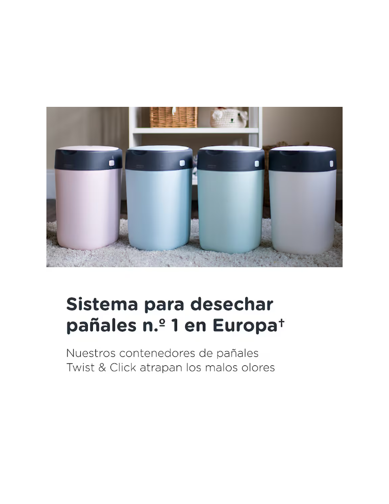 Contenedor de Pañales Tommee Tippee Twist & Click | Carapillo Bebé