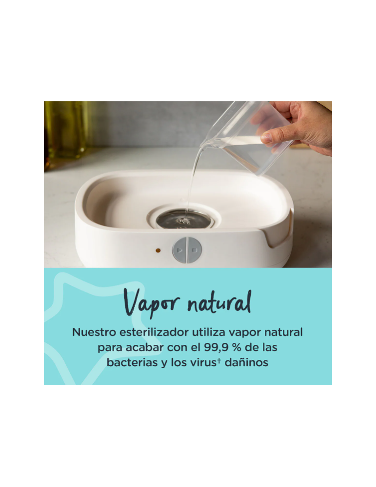 Esterilizador Advanced de vapor eléctrico (para 6 Biberones) | Carapillo Bebé
