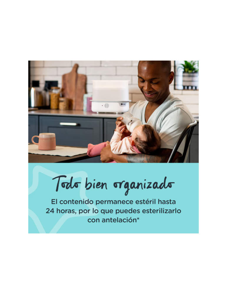 Esterilizador Advanced de vapor eléctrico (para 6 Biberones) | Carapillo Bebé