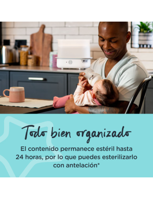 Esterilizador Advanced de vapor eléctrico (para 6 Biberones) | Carapillo Bebé