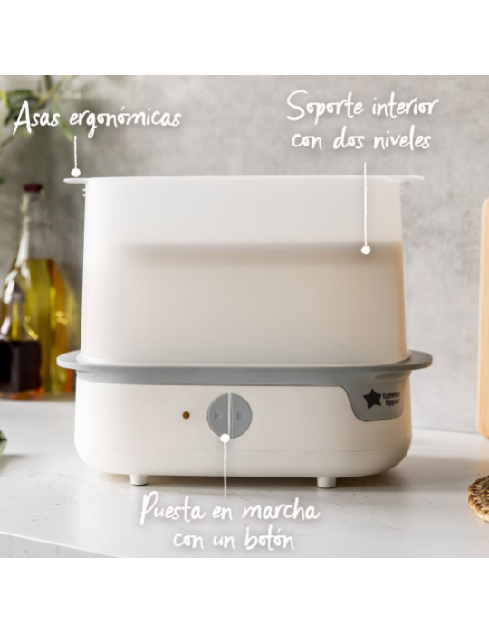 Esterilizador Advanced de vapor eléctrico (para 6 Biberones) | Carapillo Bebé