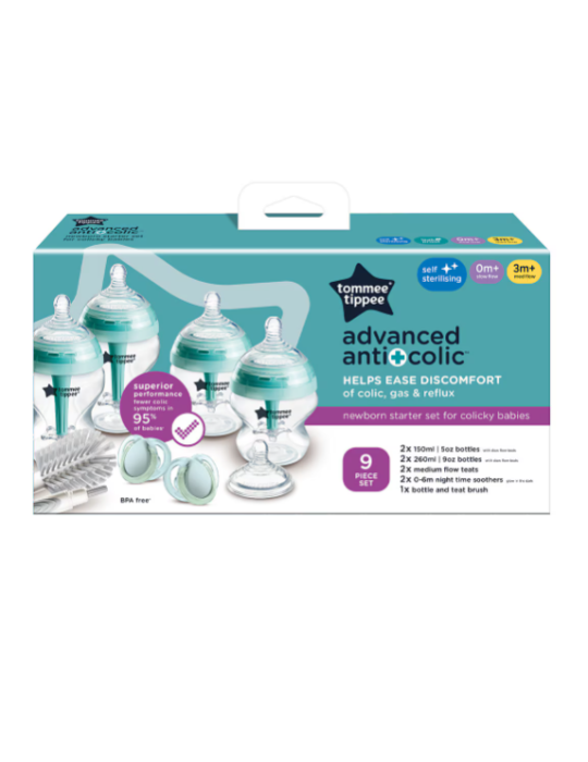 Set 1os. comienzos biberones Advanced Anti Colic | Carapillo Bebé