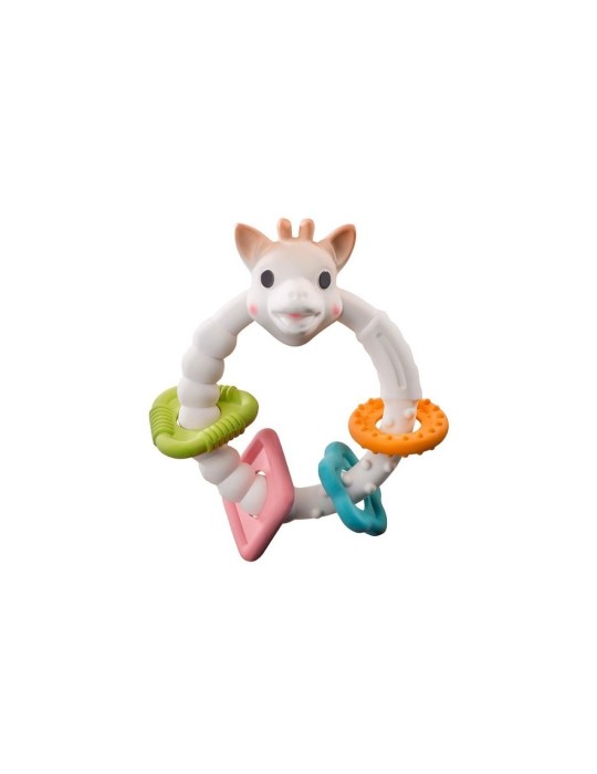 Sonajero Mordedor Colo'rings 100% hevea natural de Sophie la Girafe | Carapillo Bebé
