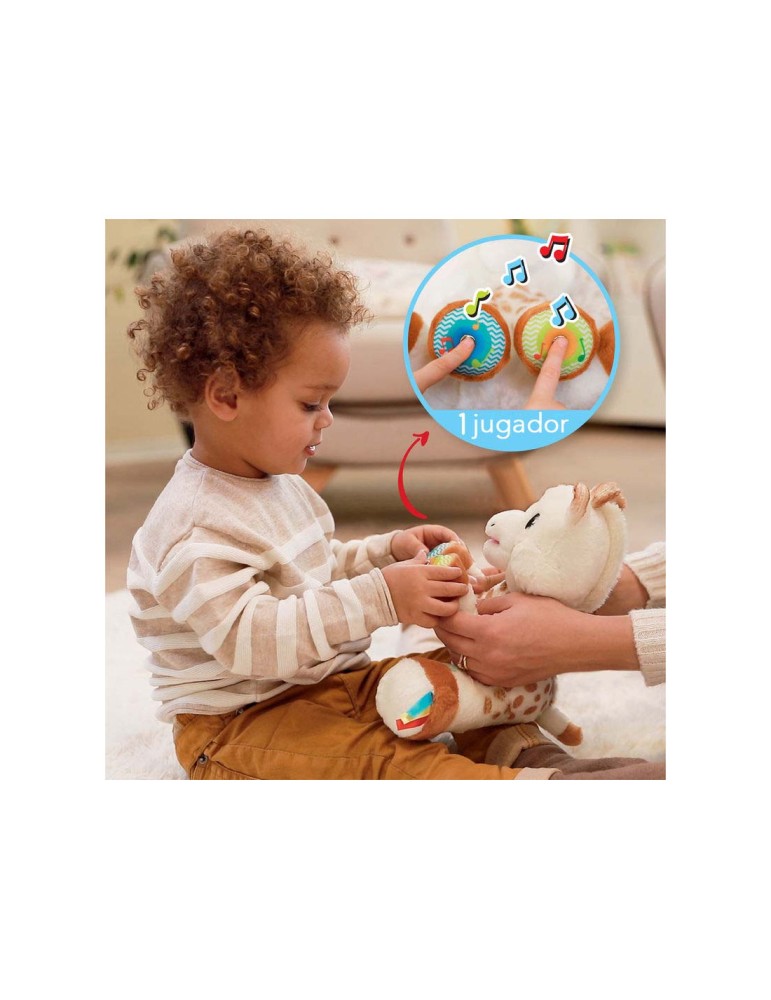 Peluche sensorial bebé Touch and Play Music Plush | Carapillo Bebé