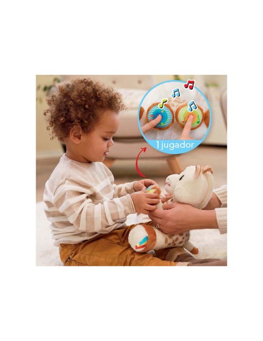 Peluche sensorial bebé Touch and Play Music Plush | Carapillo Bebé