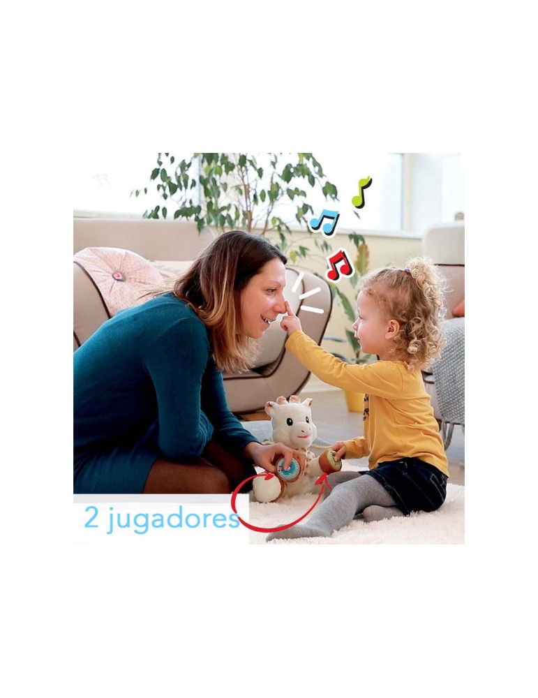 Peluche sensorial bebé Touch and Play Music Plush | Carapillo Bebé