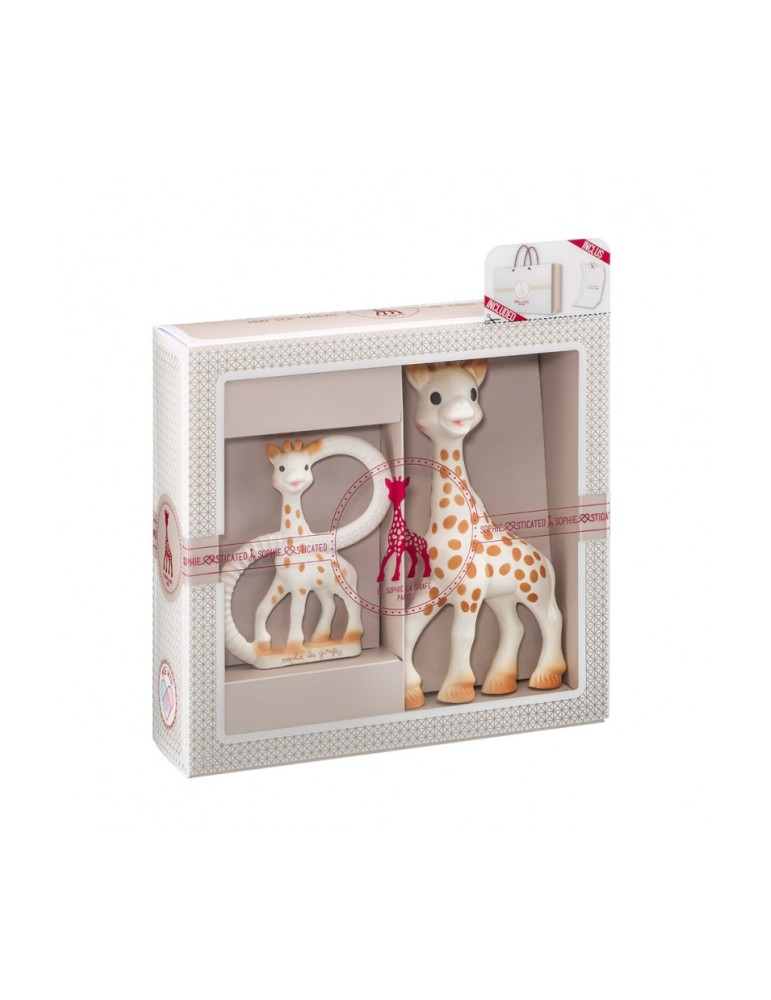Mi primer set regalo Sophie la girafe + Anillo de Dentición 100% natural | Carapillo Bebé