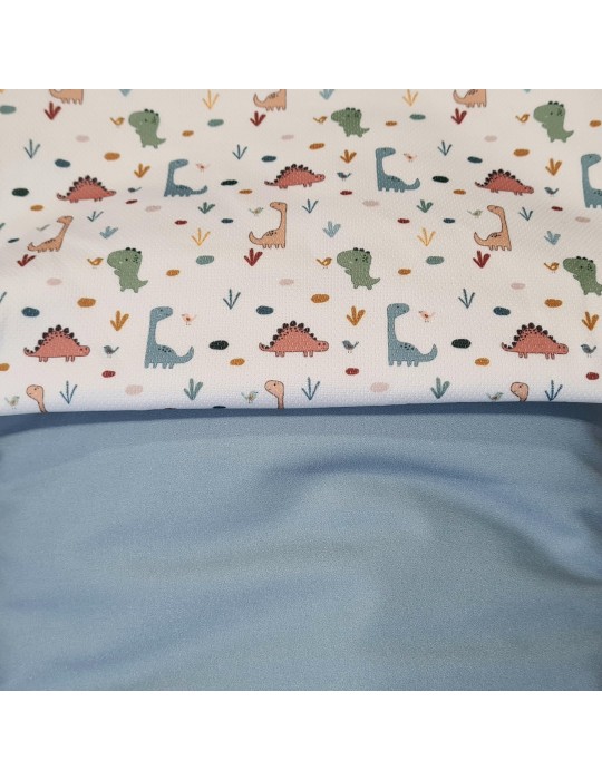 Colchoneta Reversible Dinos Azul