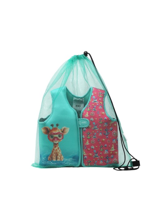 Chaleco Neopreno de Flotación Animales Fucsia