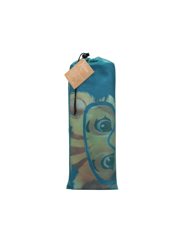 Toalla Playa Microfibra Azul Marino con Animales