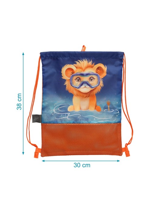 Bolsa de Playa Animales Naranja