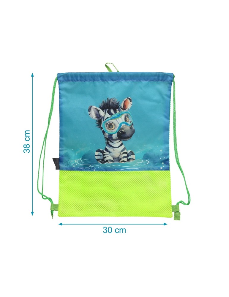 Bolsa de Playa Animales Verde