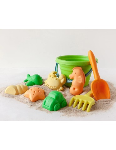 Cubo de Playa con 8 piezas